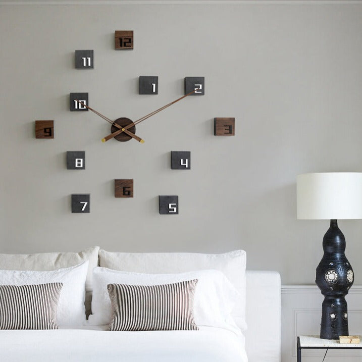 Minimalist DIY Adhesive Wall Clock