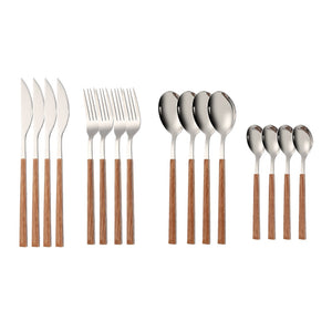 16pcs Stainless Steel Cutlery Set
