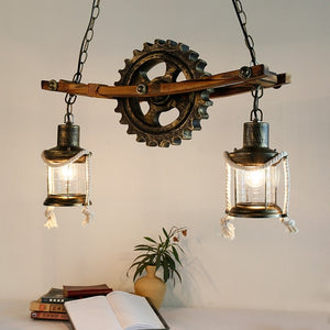Linus Vintage Lantern Style Lamp