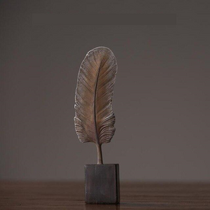 Fassio Abstract Feather Sculpture