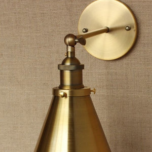 Linus Vintage Plated Wall Lamp