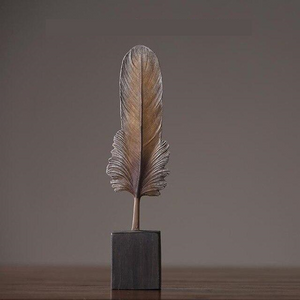 Fassio Abstract Feather Sculpture