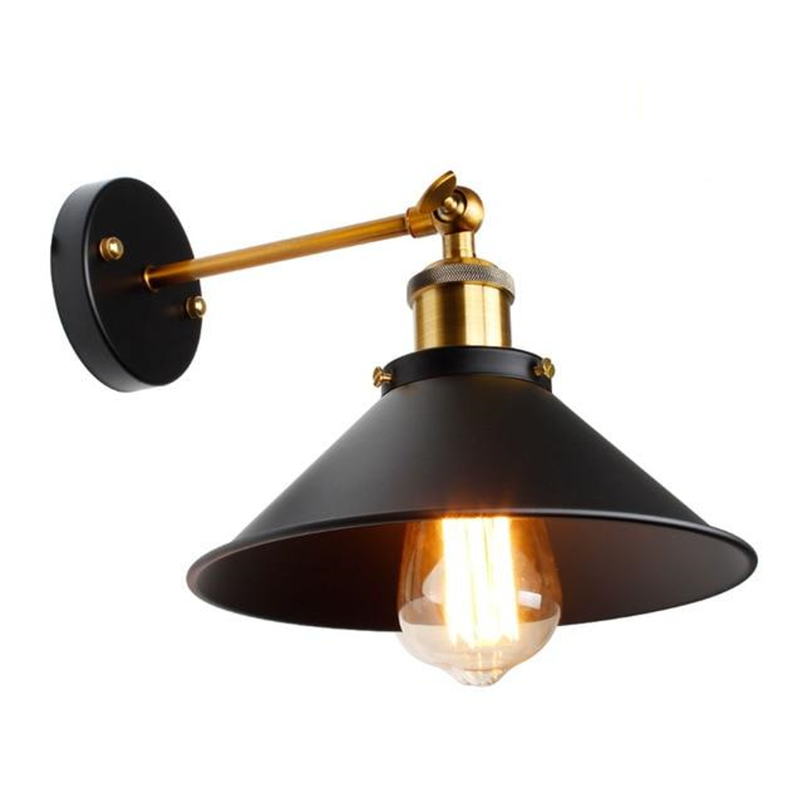 White Industrial Wall Lamp
