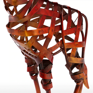 Maputo Iron Giraffe Figurine