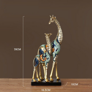 Oriental Giraffe Figurine