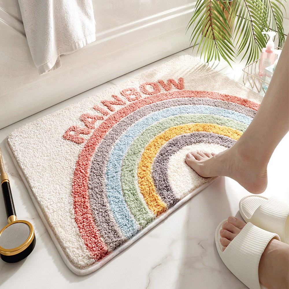 Rainbow Non-Slip Bathroom Mat