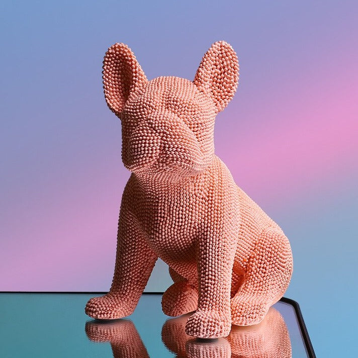 Textured Bulldog Figurine