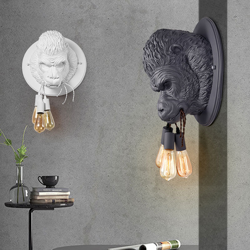 Majestic Gorilla Wall Lamp