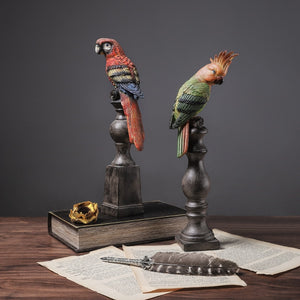 Tropical Bird Figurines