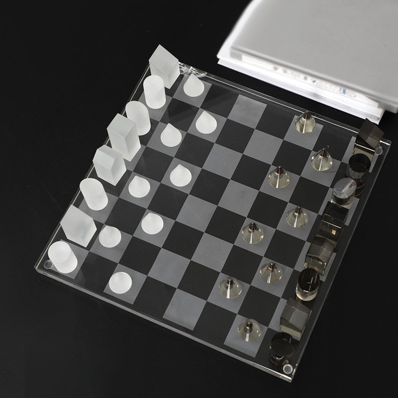 Matte Crystal Chess Set