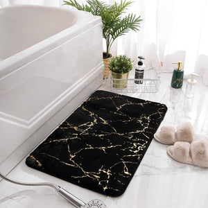 Marble Pattern Bath Mat