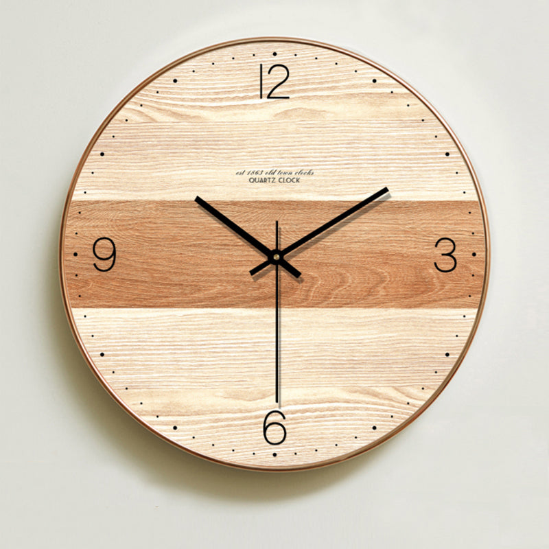Cascaya Nordic Wooden Wall Clock