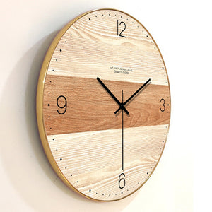 Cascaya Nordic Wooden Wall Clock