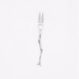 12 Pcs Stainless Steel Dessert Cutlery Set in Twig Style