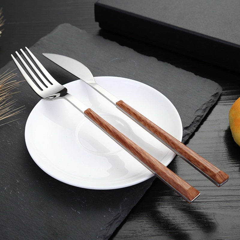 16pcs Stainless Steel Cutlery Set