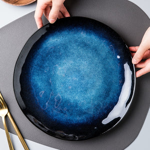 Blue Moon Ceramic Dinner Plate
