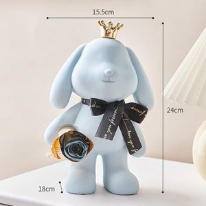 Nordic Royal Bunny Figurine