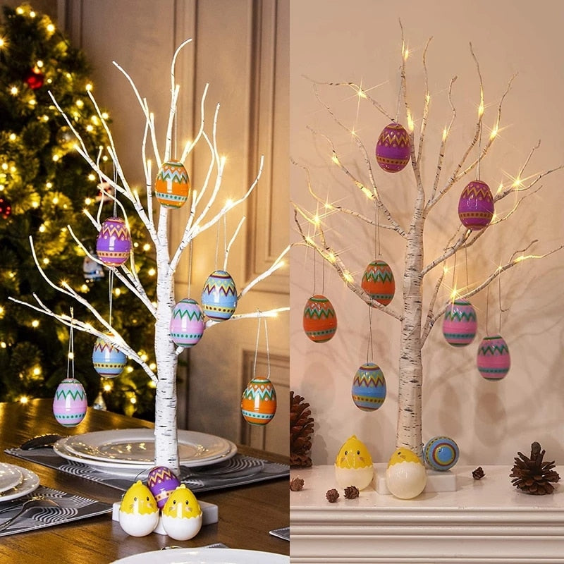 Adorable LED Easter Birch Tree