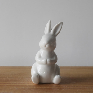 Cute Ceramic Rabbit Decor