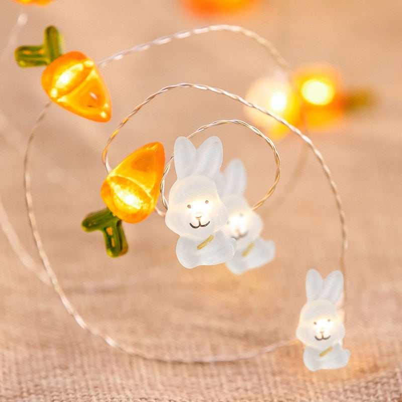 LED Bunny & Carrot Easter Decoration