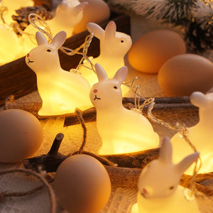 Easter Bunny Decorative LED String